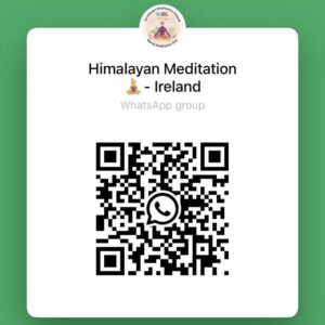 Scan this QR code to join the Himalayan Meditation Ireland WhatsApp group.